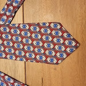 Rooster silk tie: tall man's tie
